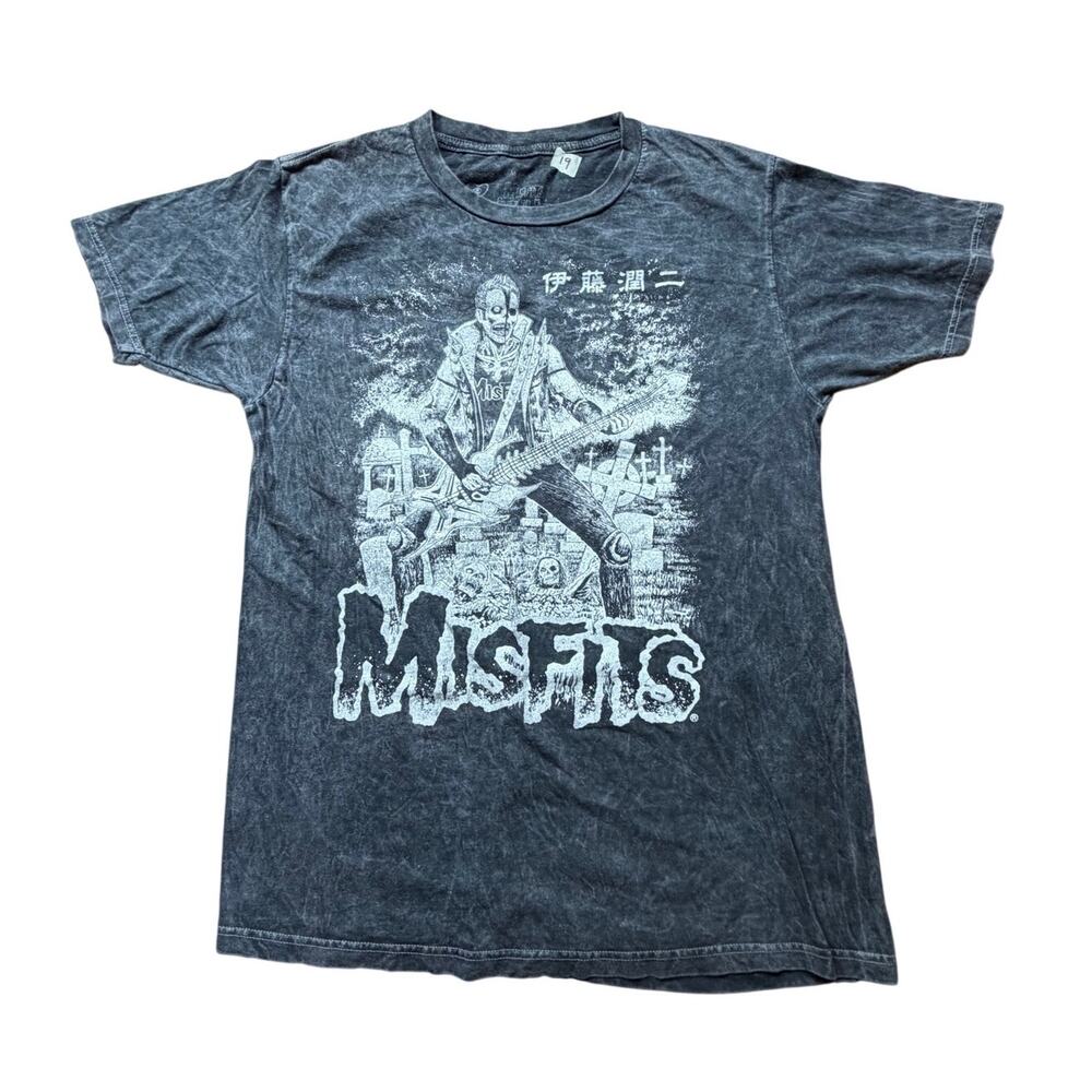 Misfits tee shirt acid wash medium